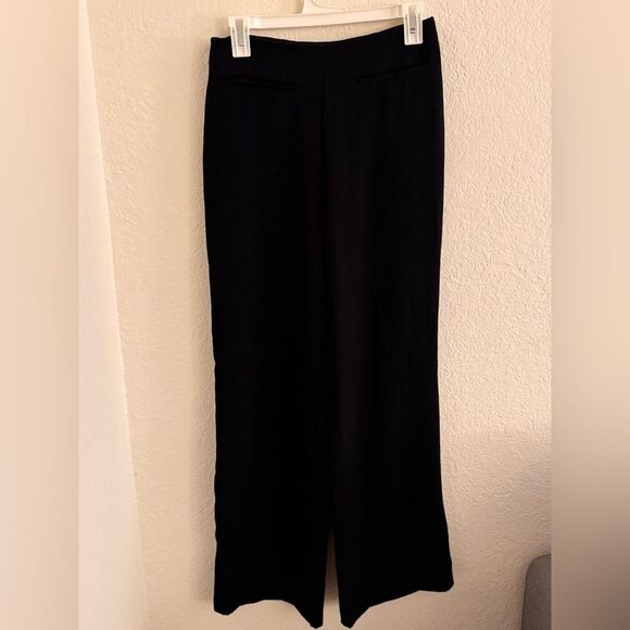 Zara Black Wide Leg Pants - Picture 1 of 8
